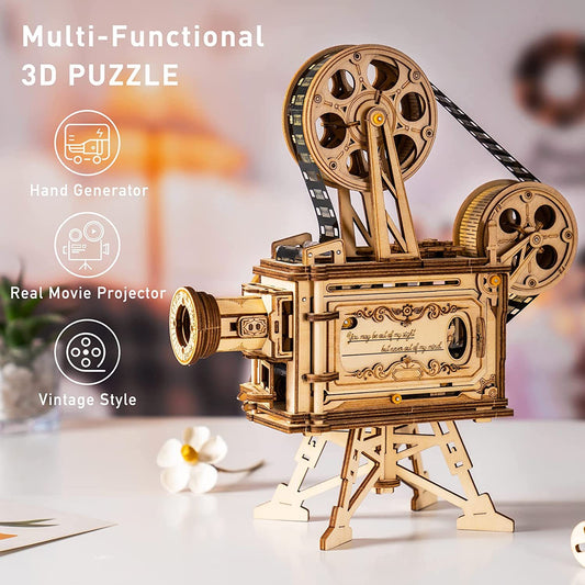 3D Wooden Puzzle Projector Kit